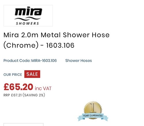 Mira advance spare - spare, chrome